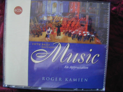 Music: An Appreciation, Brief Edition 4CD set