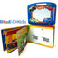 Hot Wheels Read & Doodle - Learning resources for kids, a magnetic drawing pad, an easy-to-use pen, 22-page board book for reading and drawing