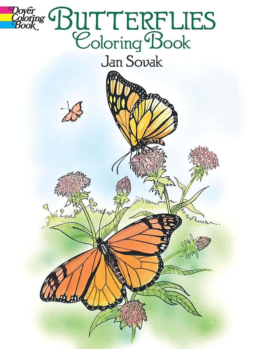Butterflies Coloring Book (Dover Butterfly Coloring Books)