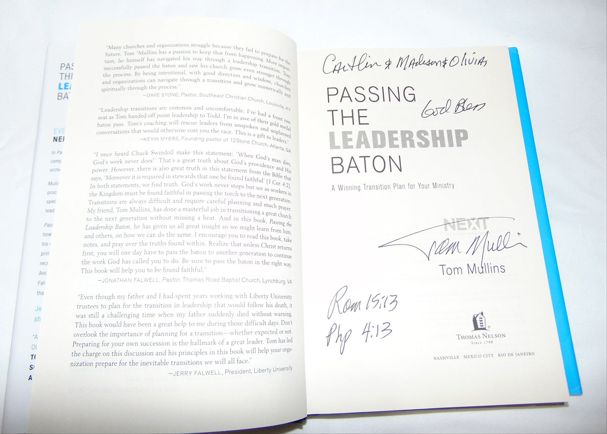Passing the Leadership Baton: A Winning Transition Plan for Your Ministry