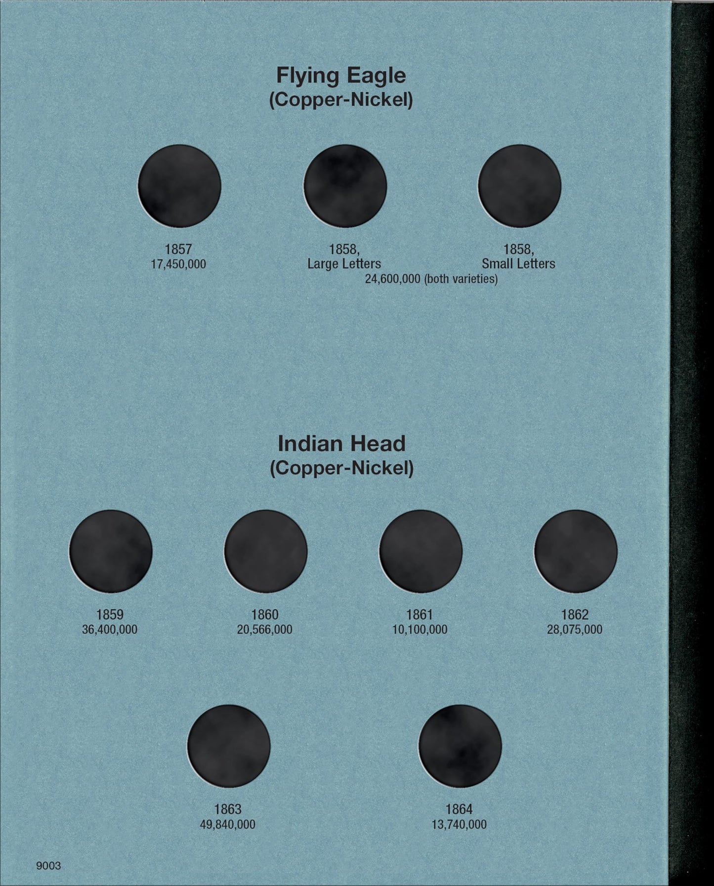 Official Whitman(r) Coin Folder - Indian Head Cents: 1857-1909: Indian, 1857-1909