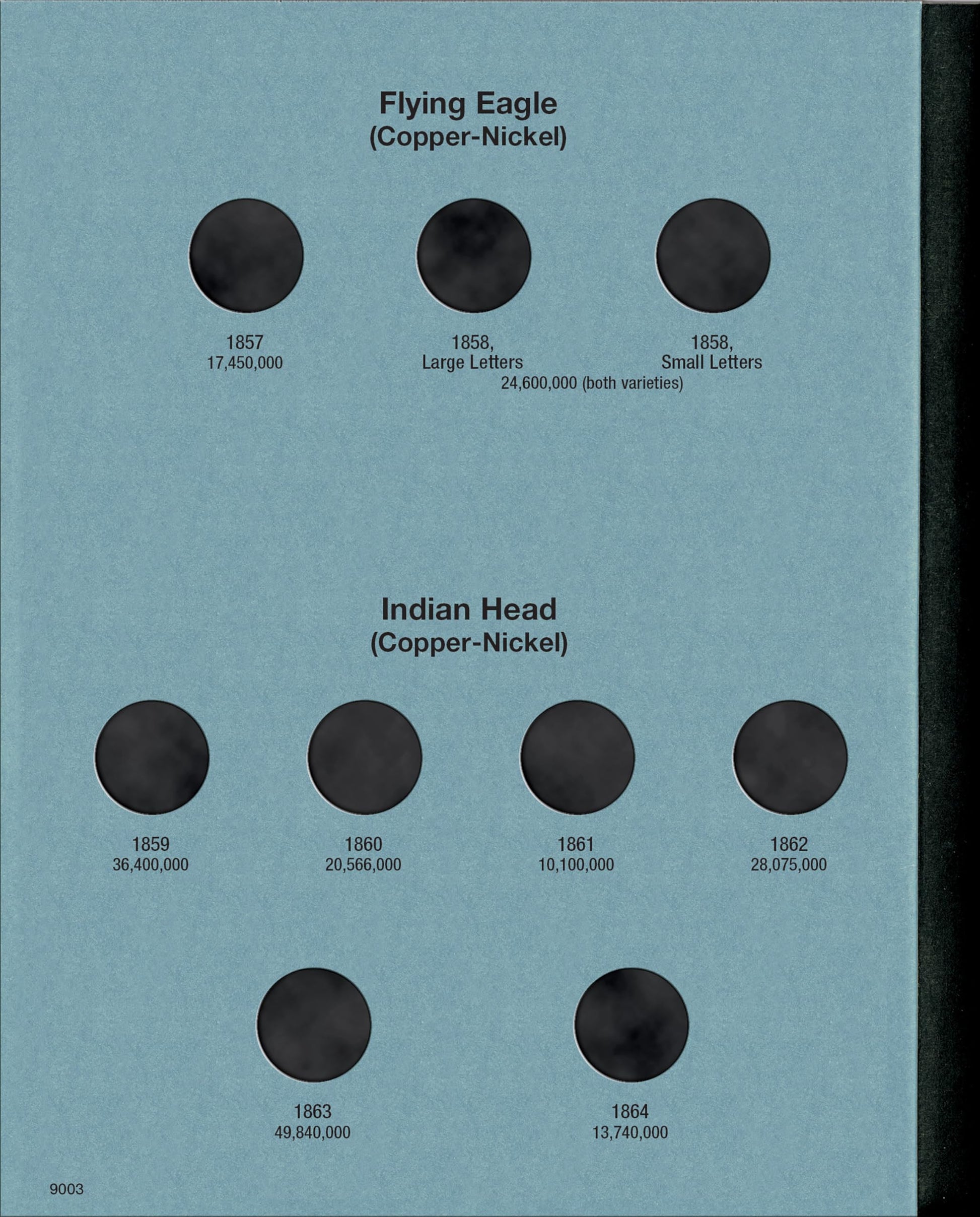 Official Whitman(r) Coin Folder - Indian Head Cents: 1857-1909: Indian, 1857-1909