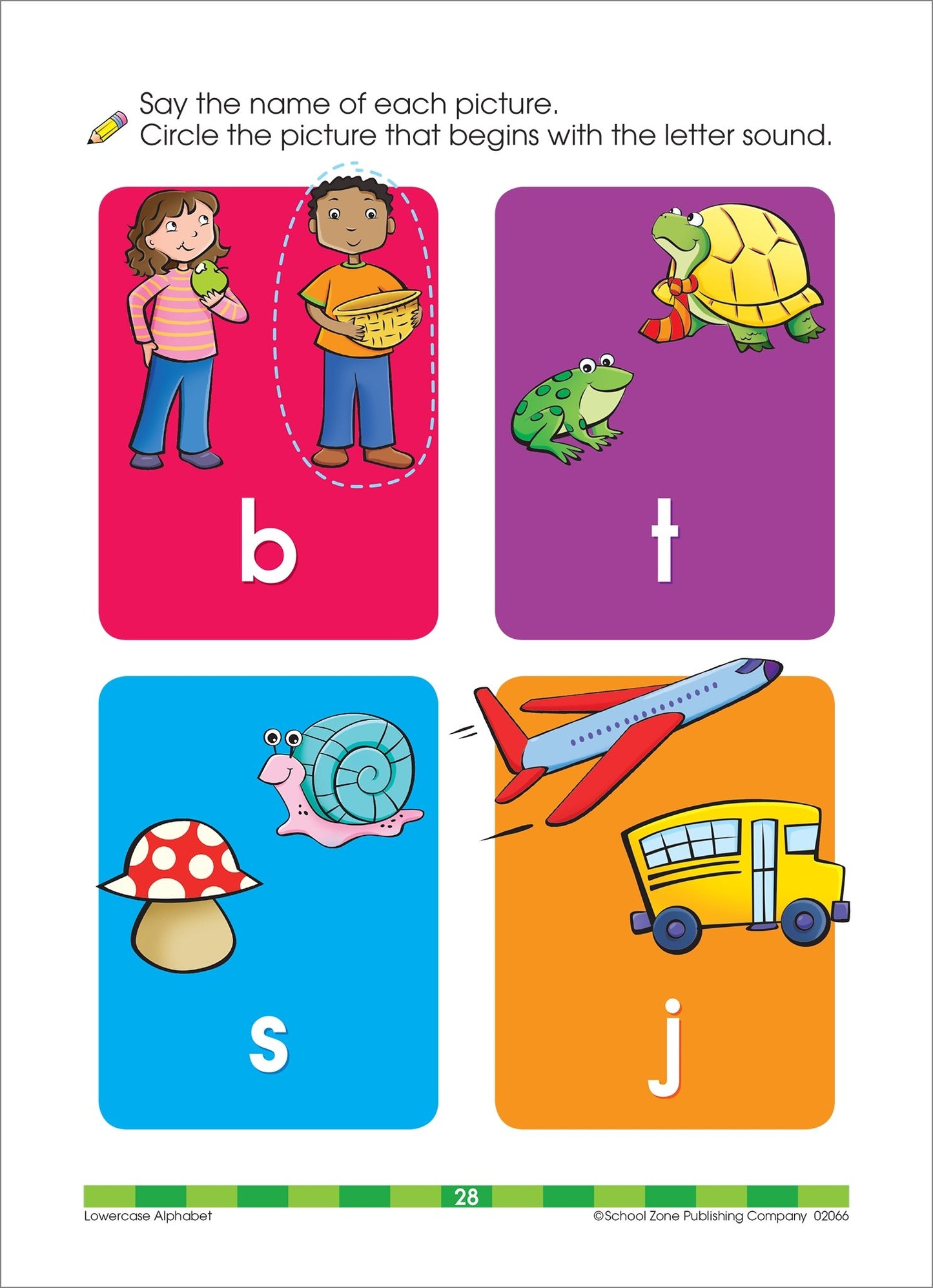 School Zone - Lowercase Alphabet Workbook - 32 Pages, Ages 3 to 5, Preschool to Kindergarten, ABC's, Letters, Tracing, Printing, Writing, Manuscript, and More (School Zone Get Ready! Book Series)