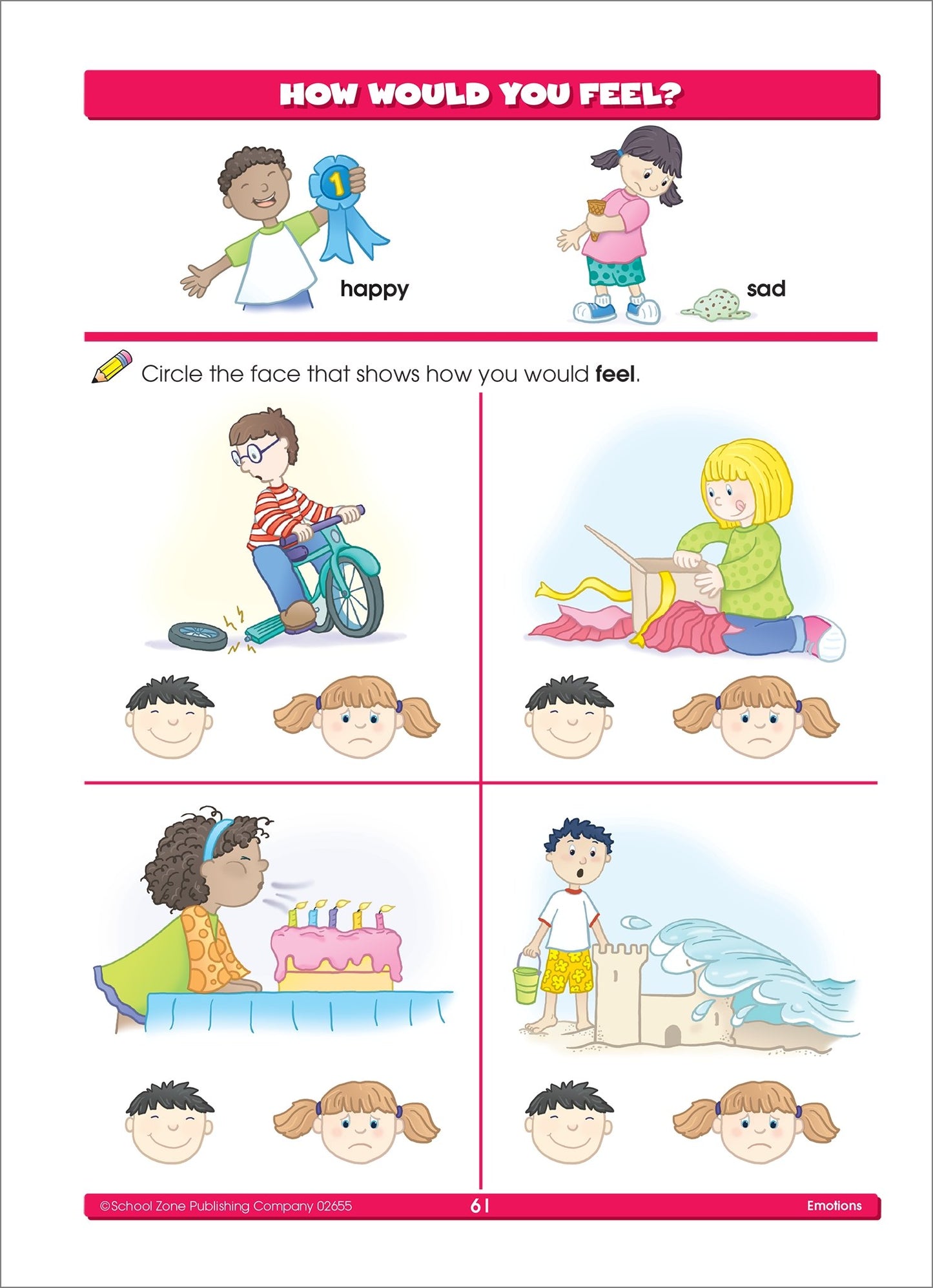 School Zone Preschool Basics Workbook: 96 Pages, Pre-K, Preschool Readiness, Alphabet, Numbers, Counting, Beginning Sounds, Classifying, Ages 3-5