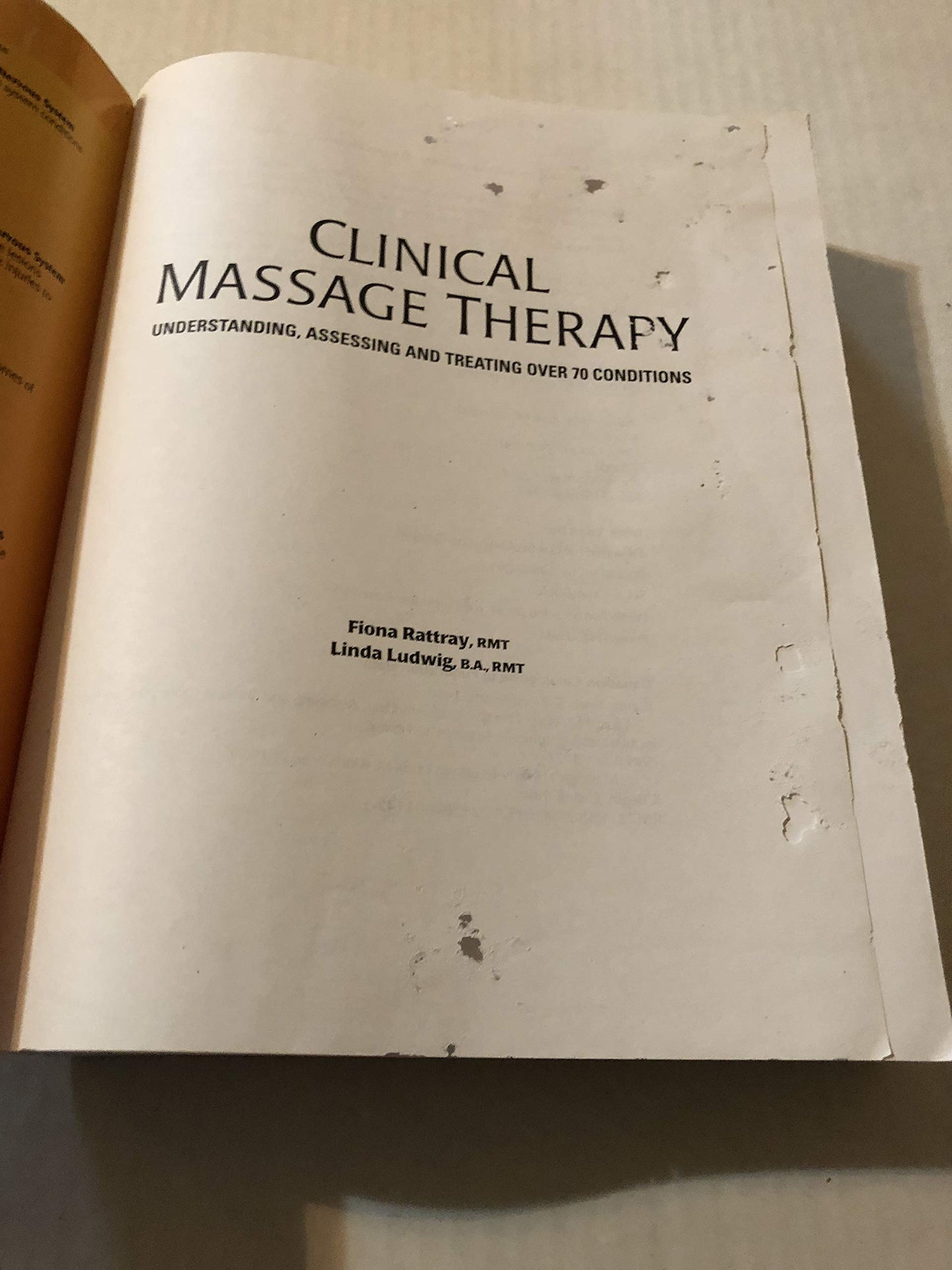 Clinical Massage Therapy: Understanding, Assessing and Treat