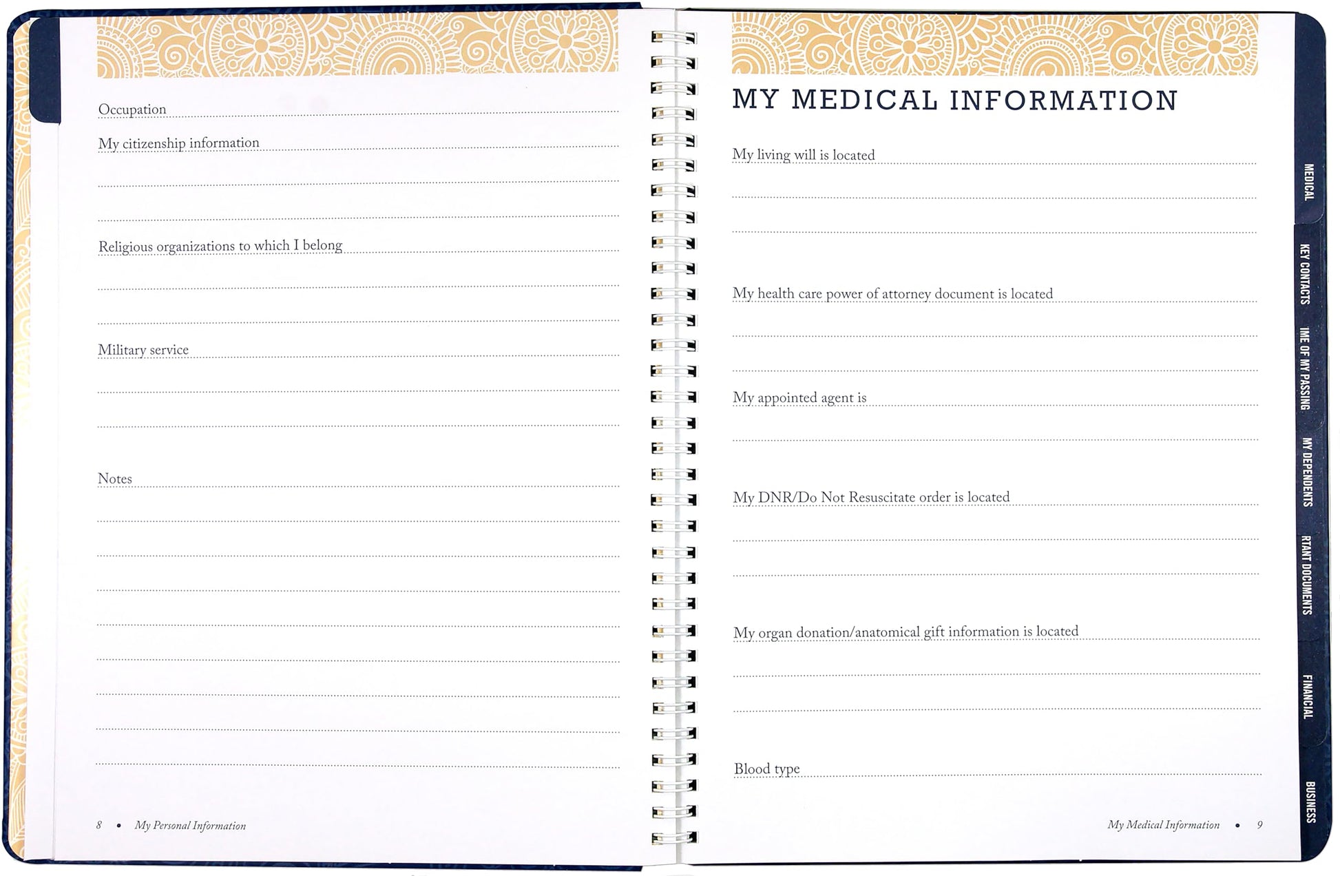 I'm Dead, Now What? Planner - Important Information about My Belongings, Business Affairs, and Wishes