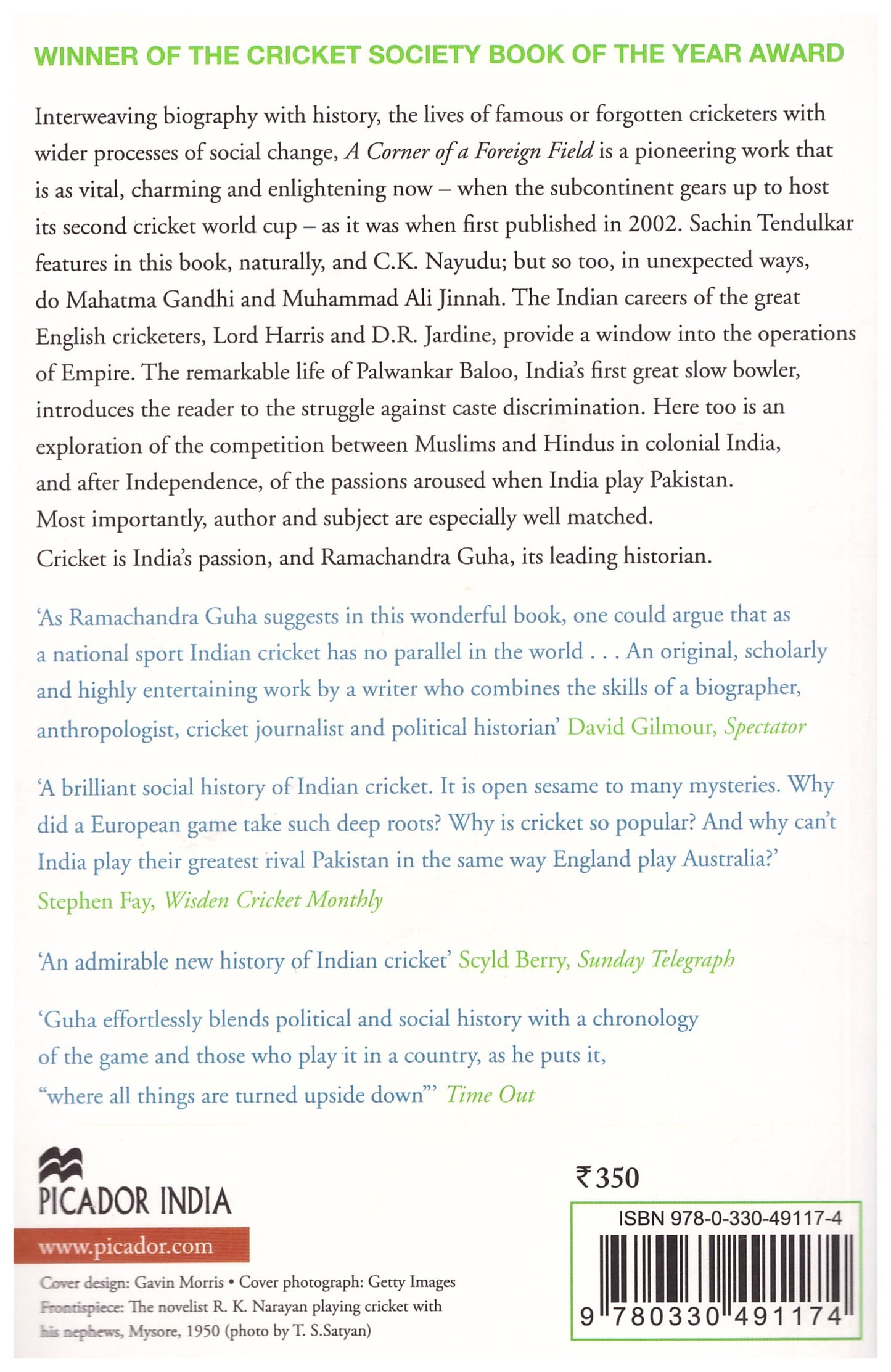 A Corner of a Foreign Field: The Indian History of a British Sport