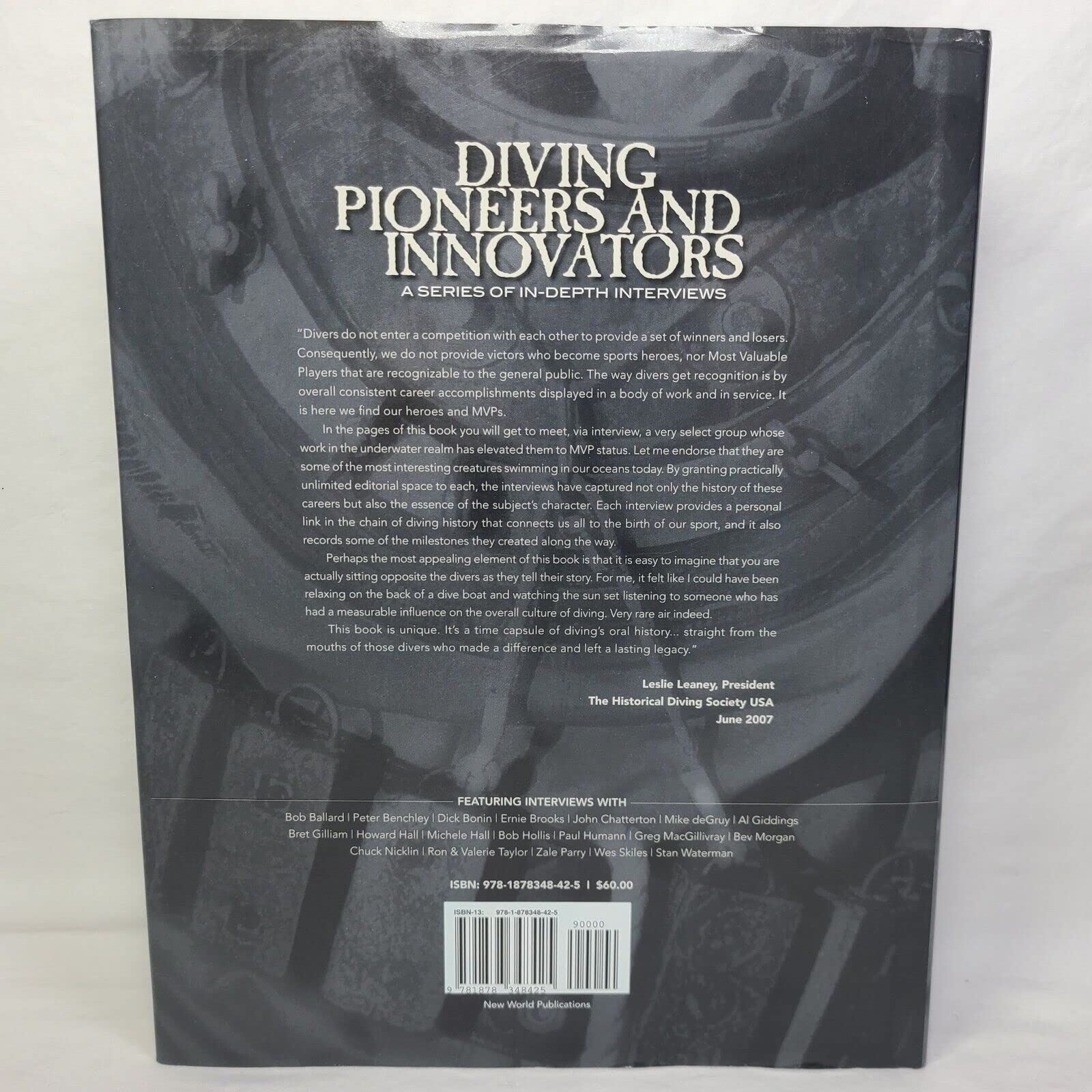 Diving Pioneers and Innovators: A Series of In-depth Interviews