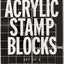 Studio Series Acrylic Block Stamp Set (6 clear blocks)