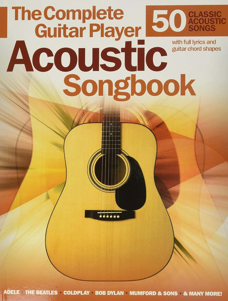 Guitar Player Acoustic Songbook - 50 Classic and Modern Hits for Acoustic Guitar  Includes Chords, Lyrics, Strumming and Picking Patterns  Music Sales Softcover for Beginners and Advanced Players