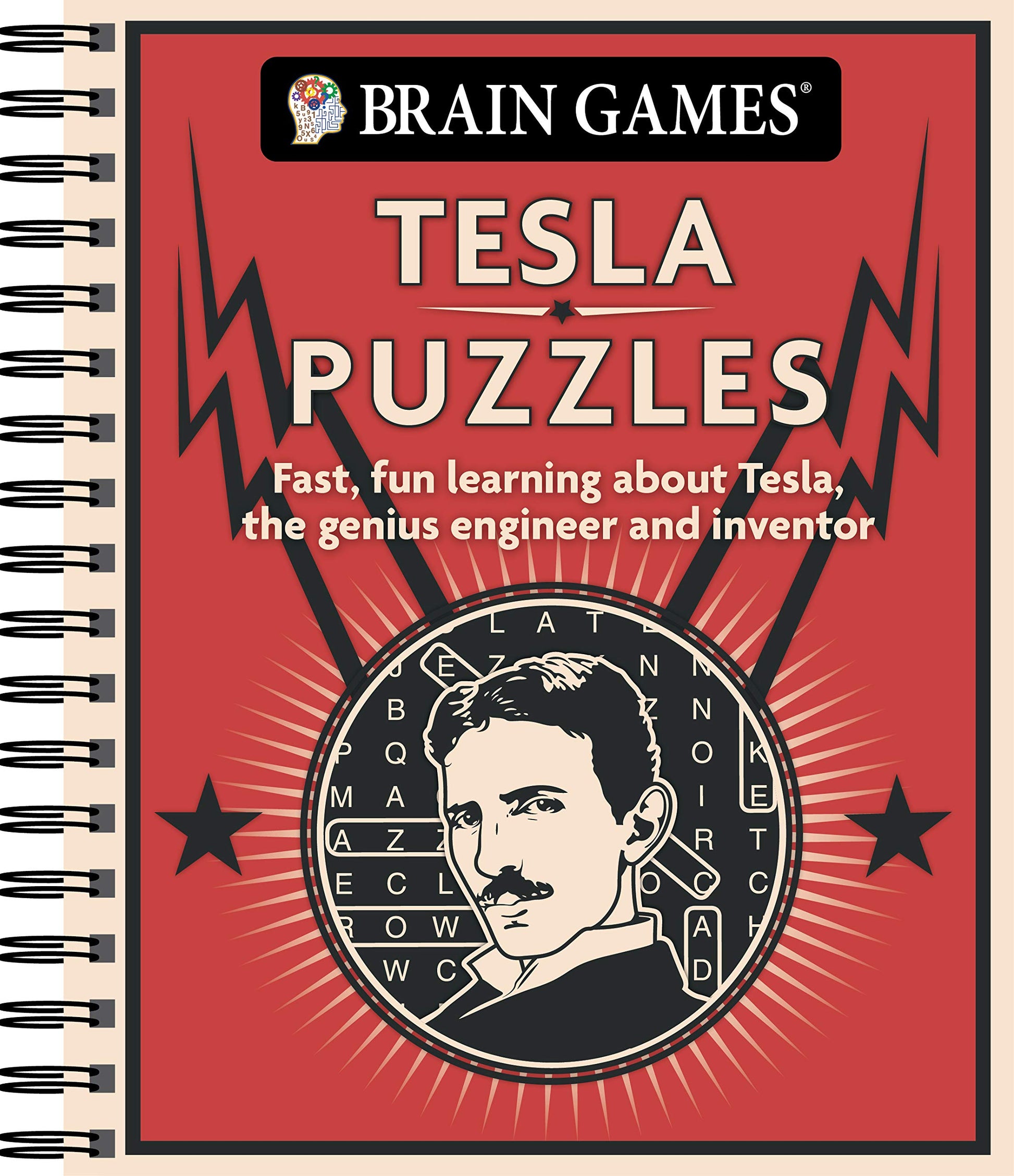 Brain Games - Tesla Puzzles: Fast, Fun Learning About Tesla, the Genius Engineer and Inventor