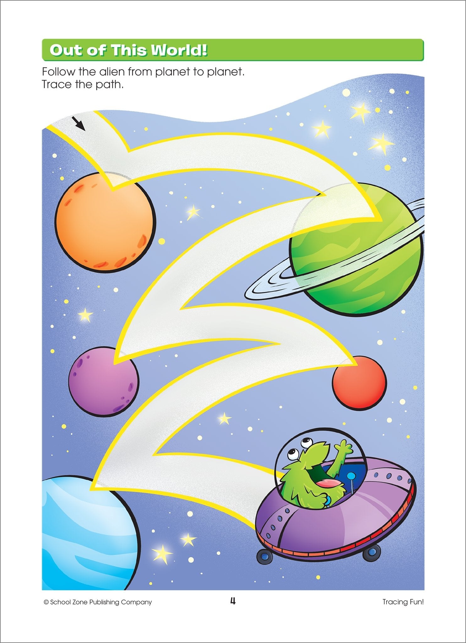 School Zone - Tracing Fun! Write & Reuse Workbook - Ages 3 to 5, Preschool to Kindergarten, Letters, Pre-Writing, Numbers, Shapes, Wipe Clean (School Zone Write & Reuse Workbook)