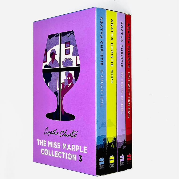 Miss Marple Mysteries Series Books 11 - 14 Collection 4 Books Set by Agatha Christie (At Bertram's Hotel, Nemesis, The Thirteen Problems & Miss Marple's Final Cases)