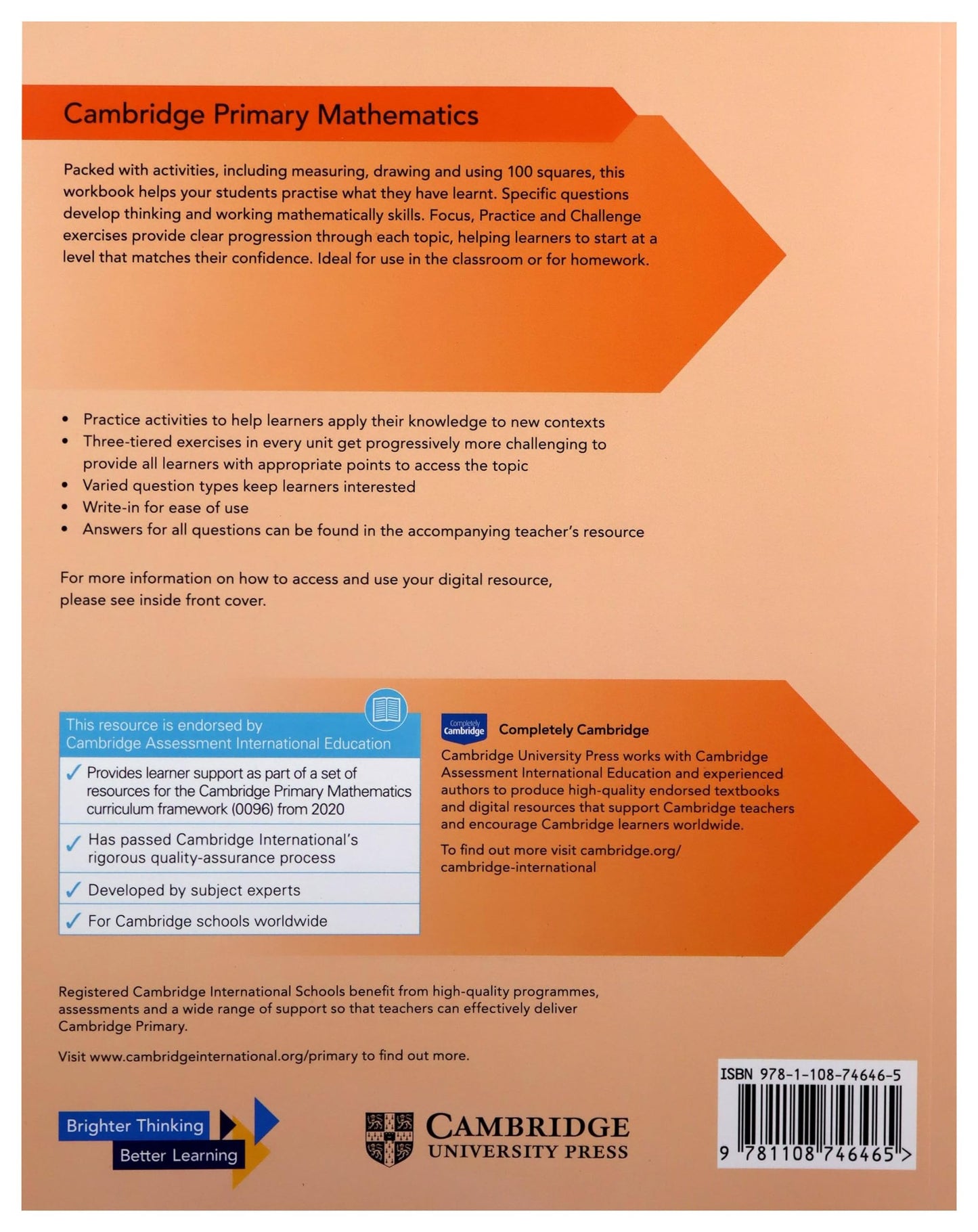 Cambridge Primary Mathematics Workbook 2 with Digital Access (1 Year) (Cambridge Primary Maths)