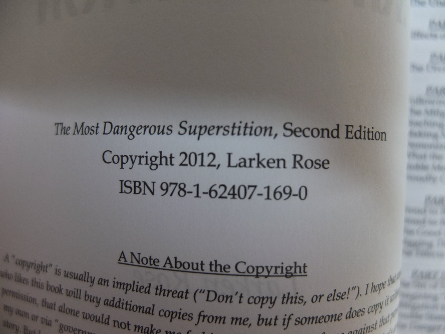 Most Dangerous Superstition by Larken Rose