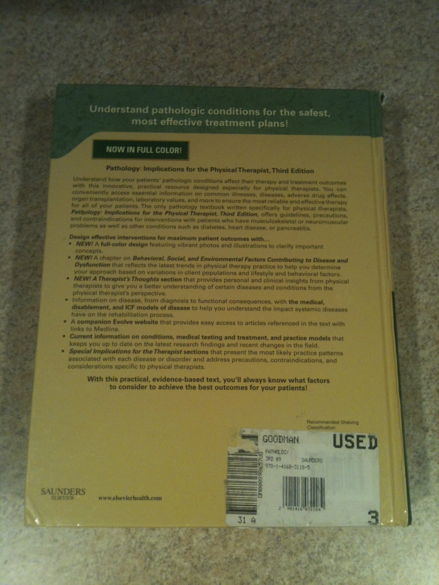Pathology: Implications for the Physical Therapist