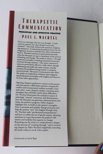 Therapeutic Communication: Principles and Effective Practice