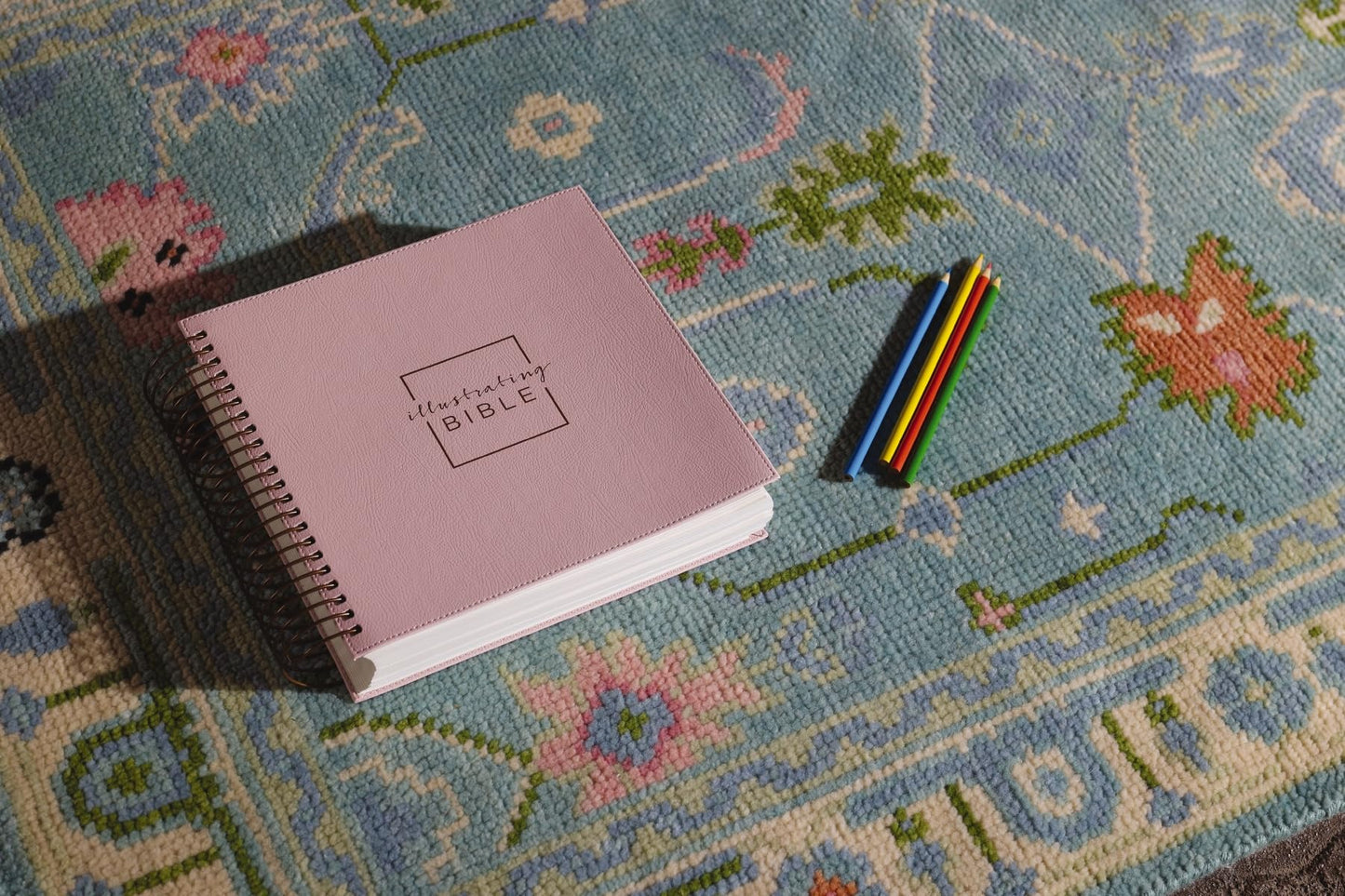 NIV, Spiral-bound Illustrating Bible, Leathersoft Spiral, Pink: Draw, Write, and Reflect Your Way Through Scripture
