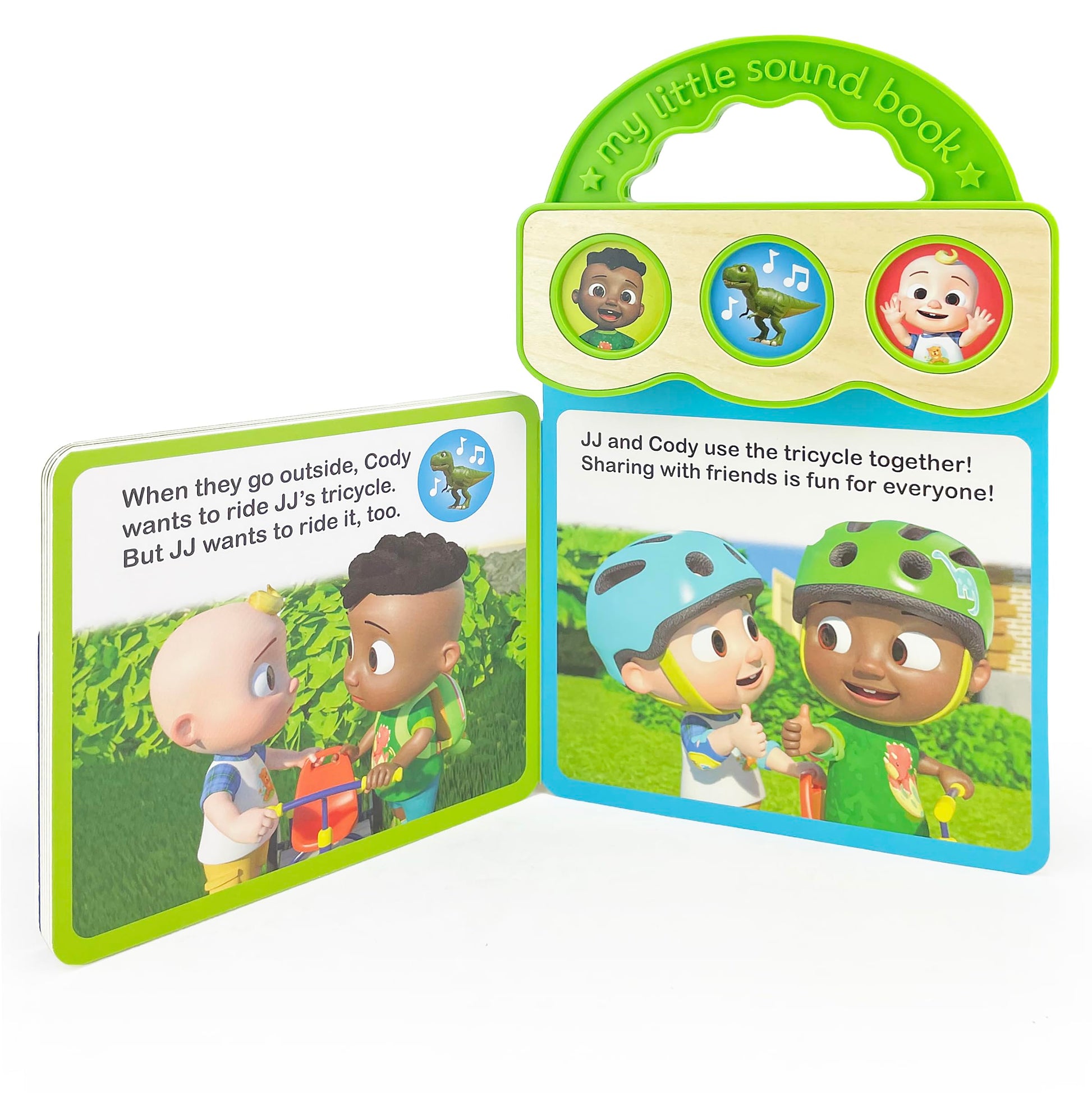 CoComelon Best Friends JJ & Cody 3-Button Sound Board Book for Babies and Toddlers (Cocomelon: My Little Sound Book)