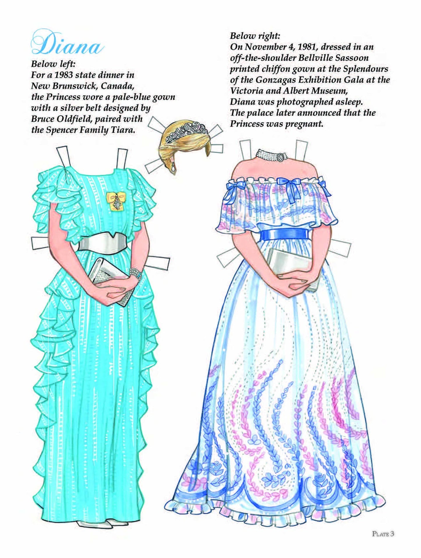 Iconic Fashions of Princess Diana Paper Dolls (Dover Royal Paper Dolls)