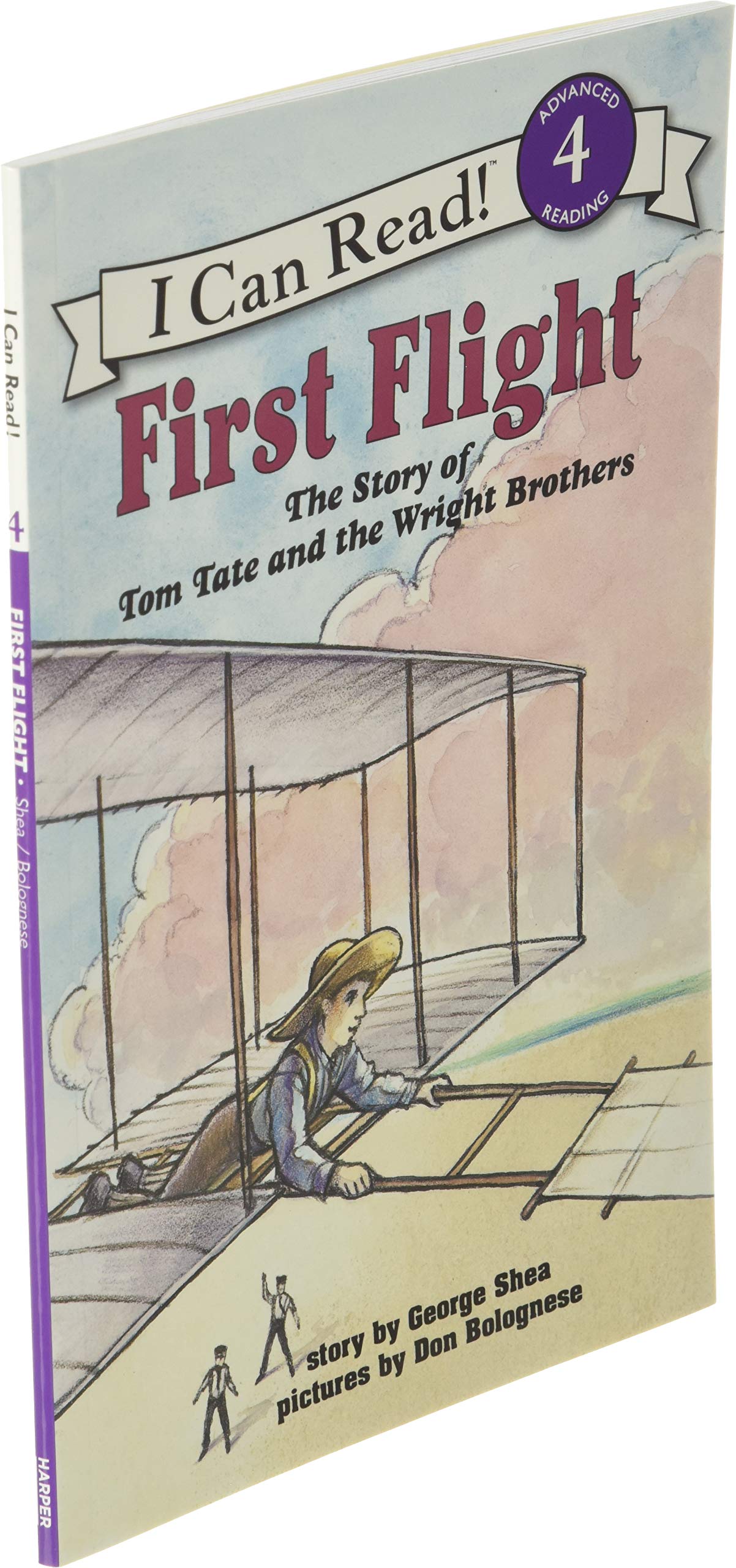 First Flight: The Story of Tom Tate and the Wright Brothers - An Engaging Chapter Book About Flight Pioneers for Kids (Ages 4-8) (I Can Read Level 4)