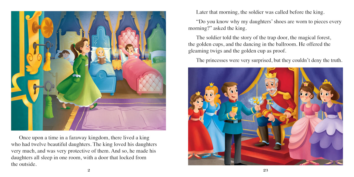 Phidal Twelve Dancing Princesses Little Classics - Stories for kids, 24-page storybook