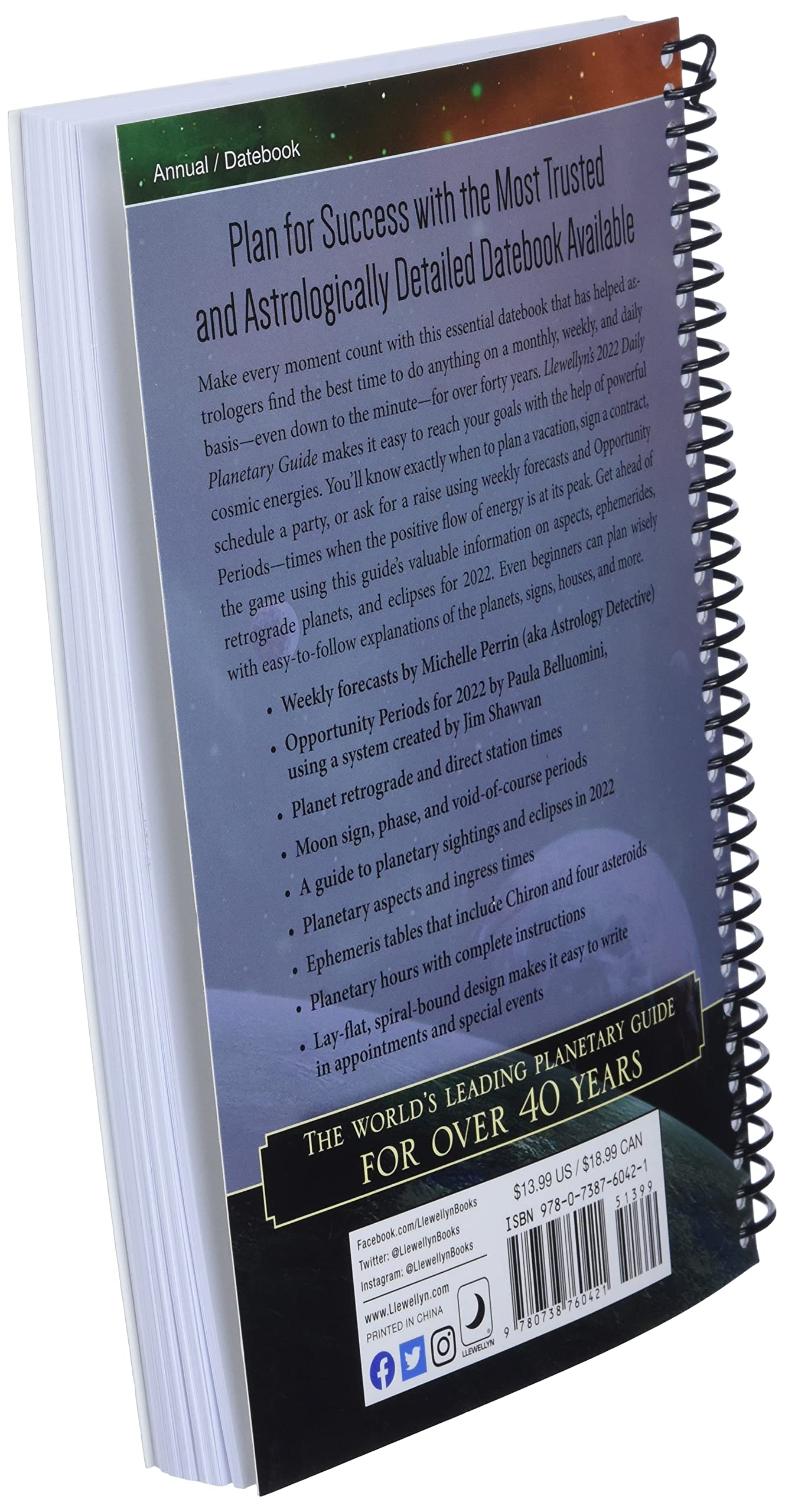 Llewellyn's 2022 Daily Planetary Guide: Complete Astrology At-A-Glance