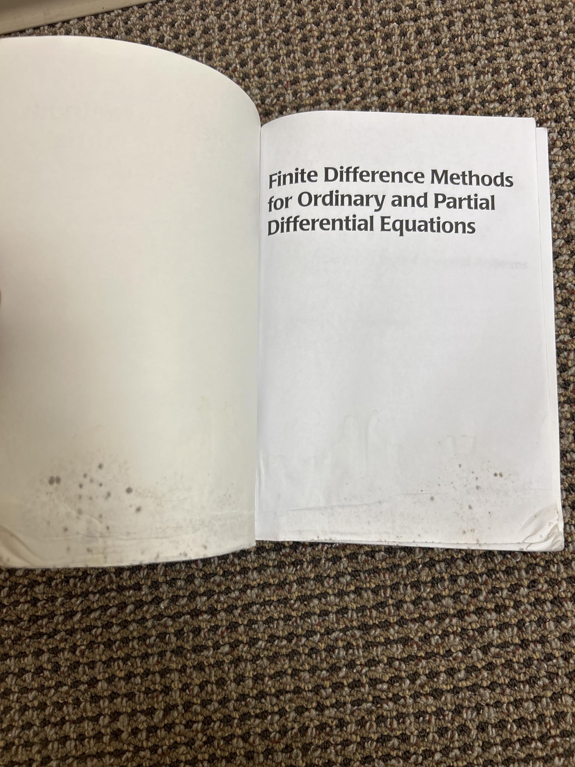 Finite Difference Methods for Ordinary and Partial Differential Equations: Steady-State and Time-dependent Problems