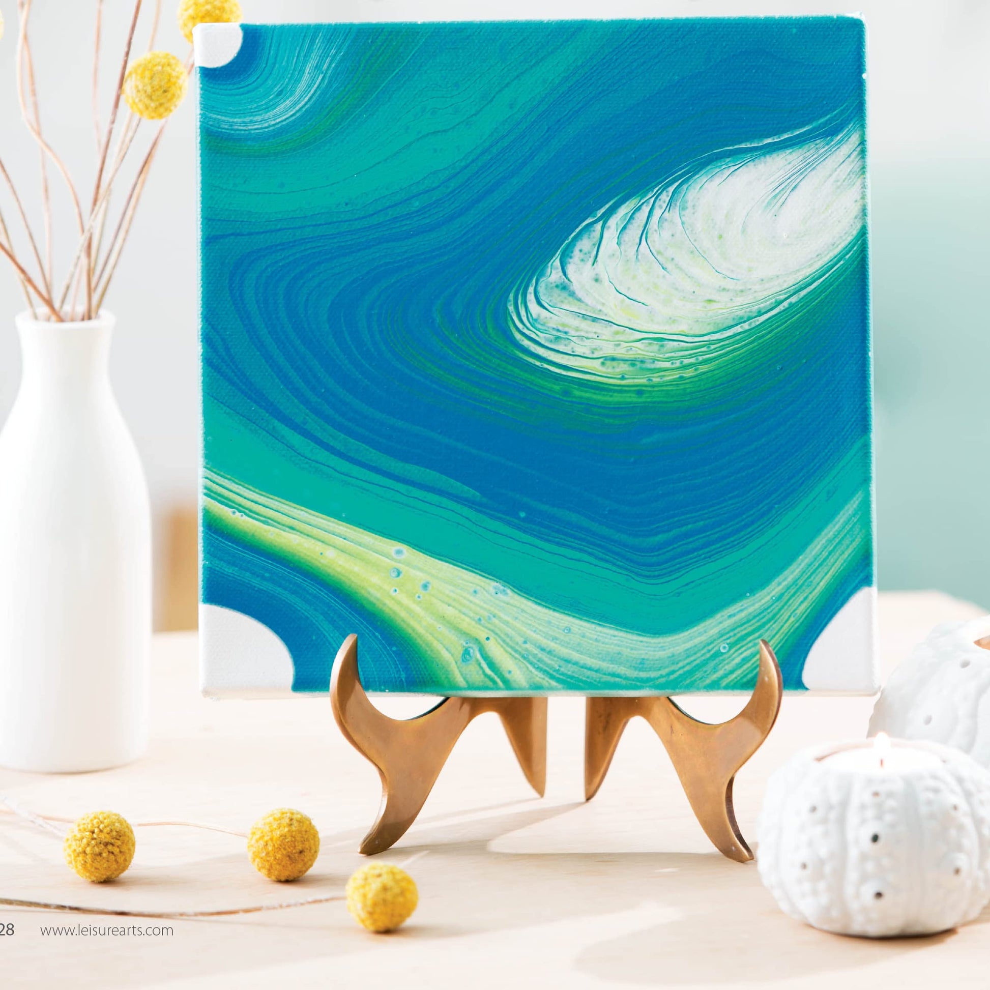 Get Started in Paint Pouring: Easy Techniques, Awesome Ideas, & Inspiration for Absolute Beginners