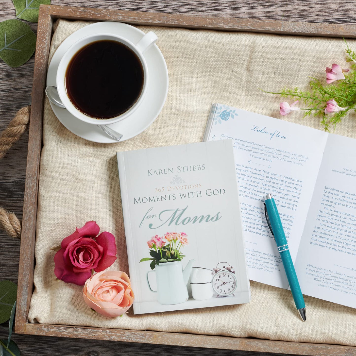 Moments with God for Moms - Soft Cover Edition by Karen Stub
