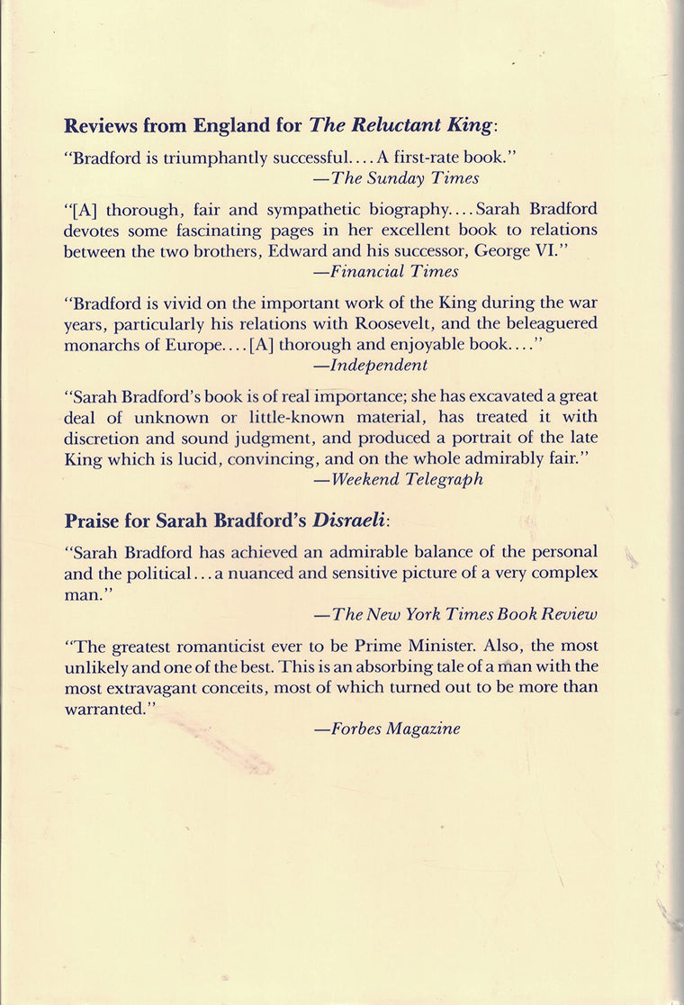 The Reluctant King: The Life and Reign of George VI, 1895-1952 — back cover