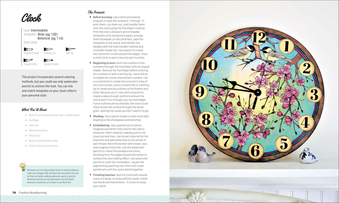 Creative Woodburning: Projects, Patterns and Instruction to Get Crafty with Pyrography