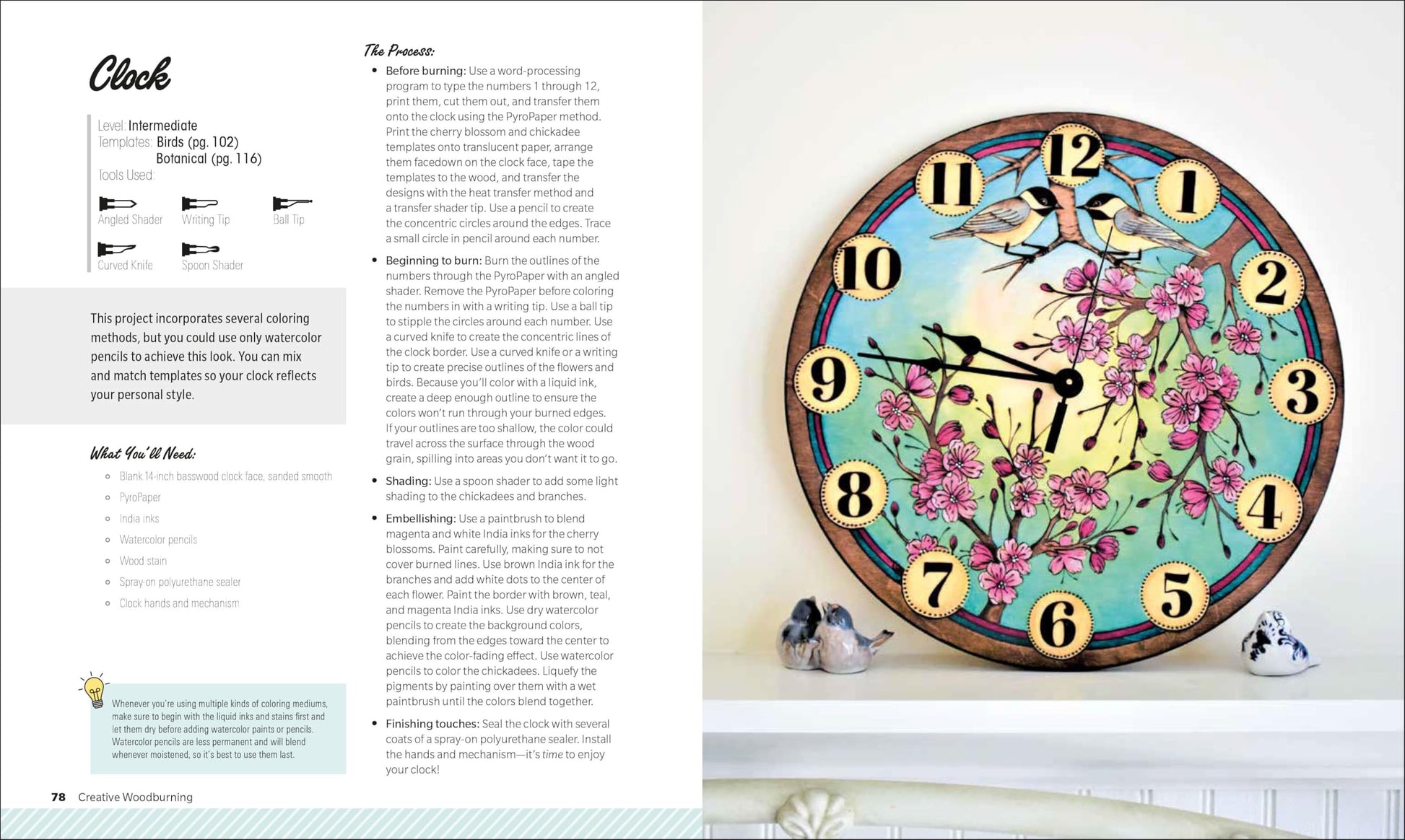 Creative Woodburning: Projects, Patterns and Instruction to Get Crafty with Pyrography