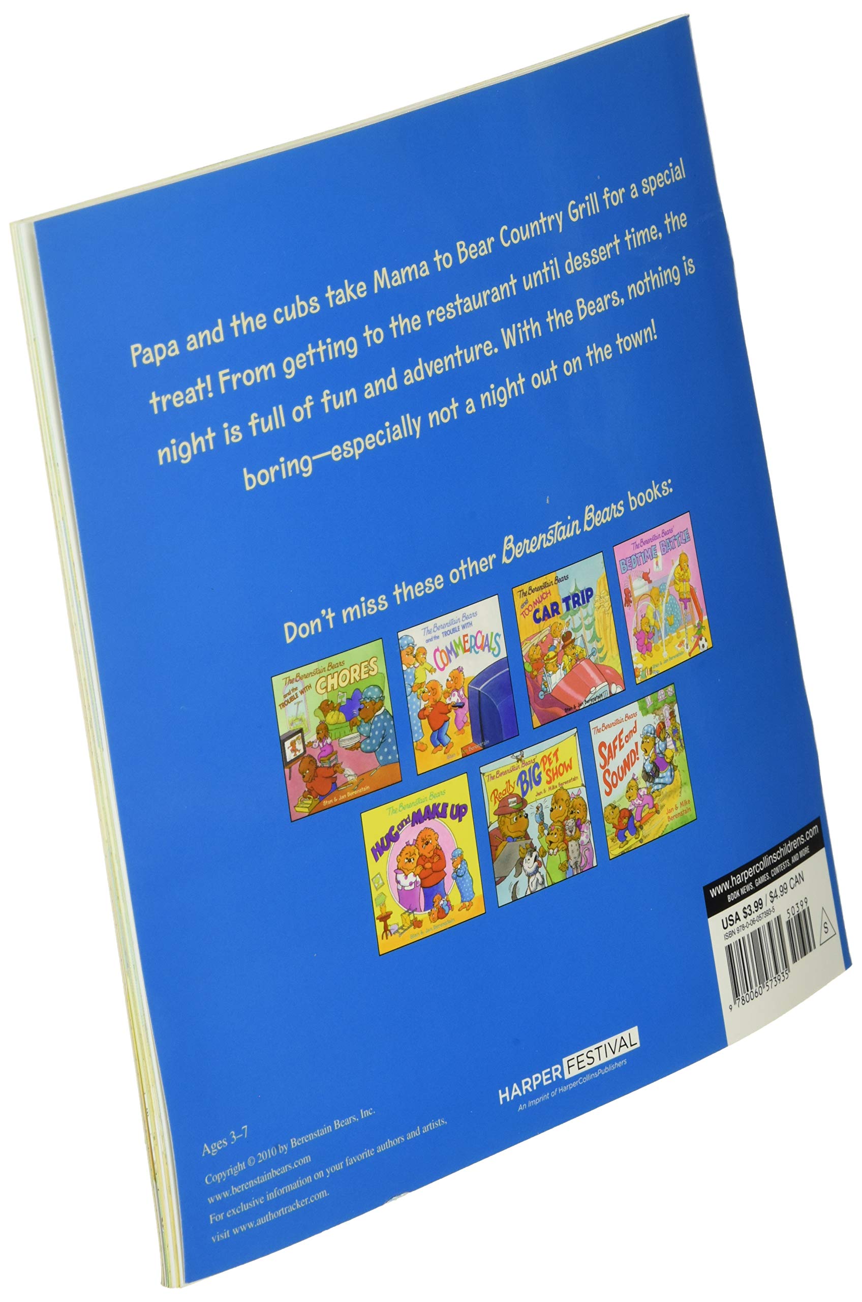The Berenstain Bears Go Out to Eat