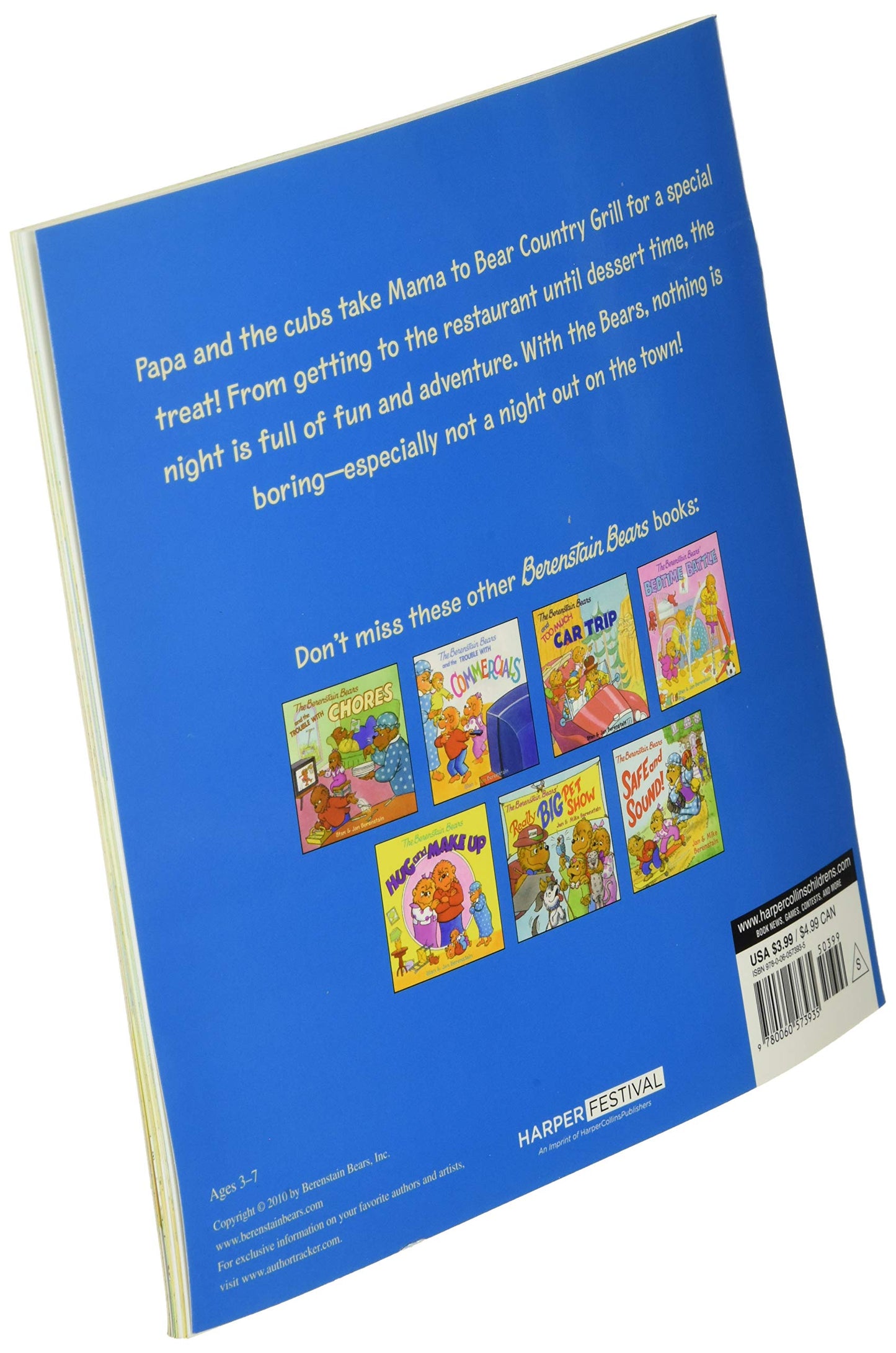 The Berenstain Bears Go Out to Eat