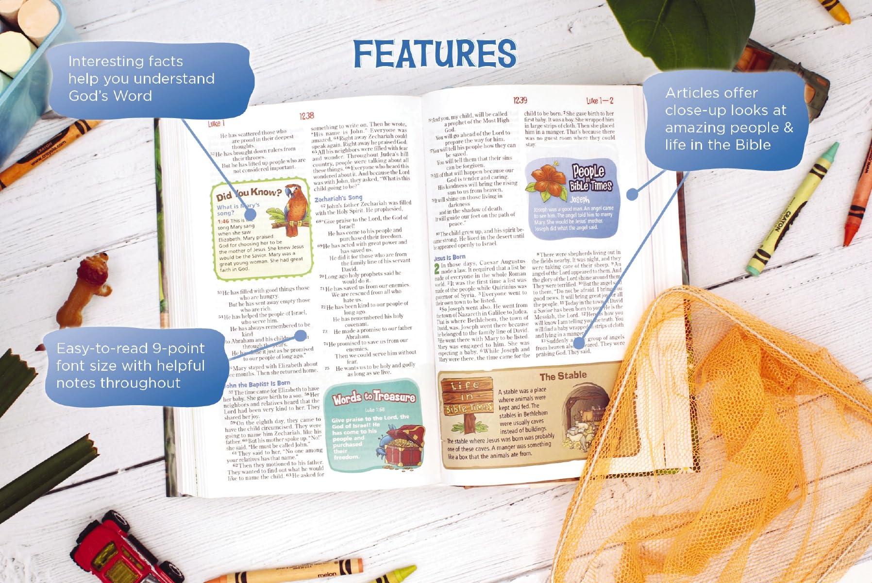 NIrV, Adventure Bible for Early Readers, Leathersoft, Green, Full Color