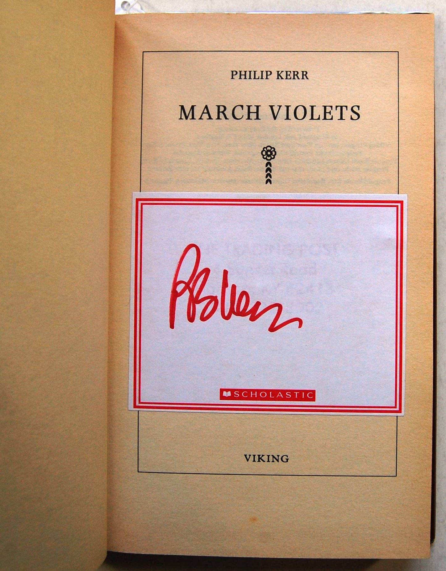 March Violets by Kerr, Philip