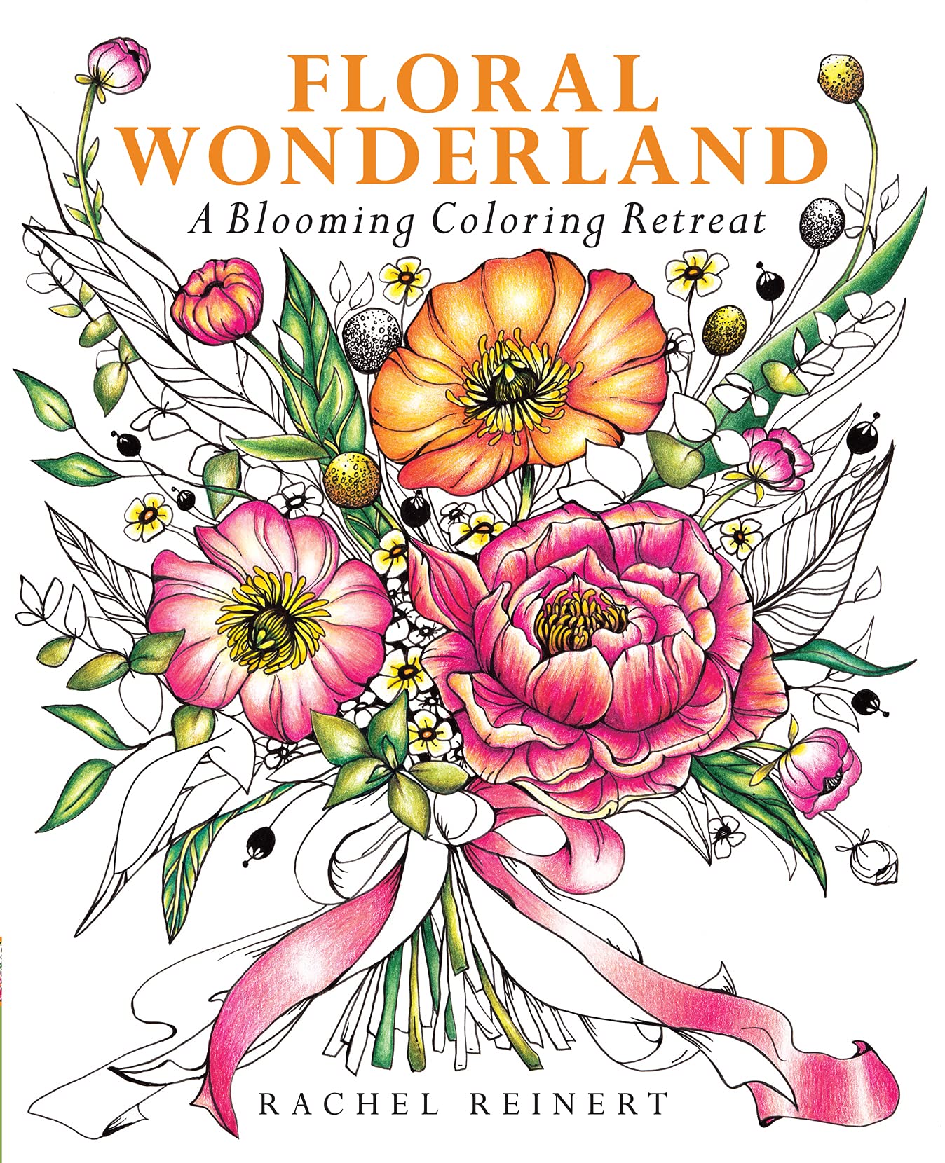 Floral Wonderland: A Blooming Coloring Retreat (Coloring Wonderland)