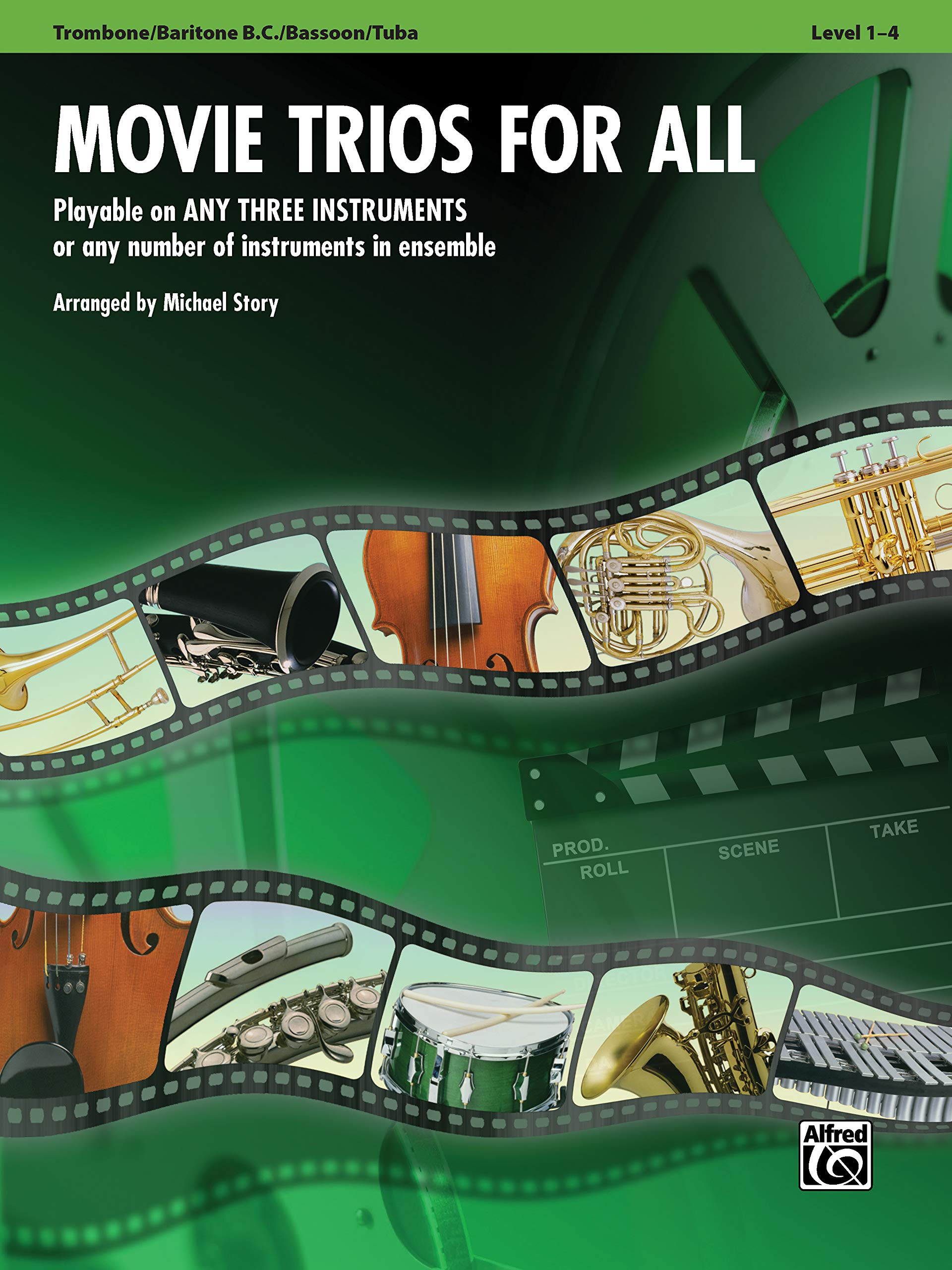 Movie Trios for All: Trombone, Baritone B.C., Bassoon, Tuba (For All Series)