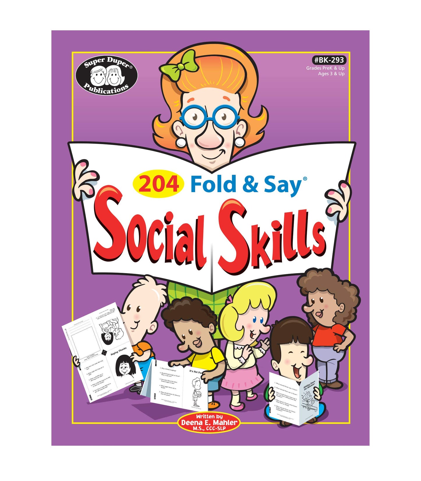 Super Duper Publications  204 Fold & Say Social Skills  Educ