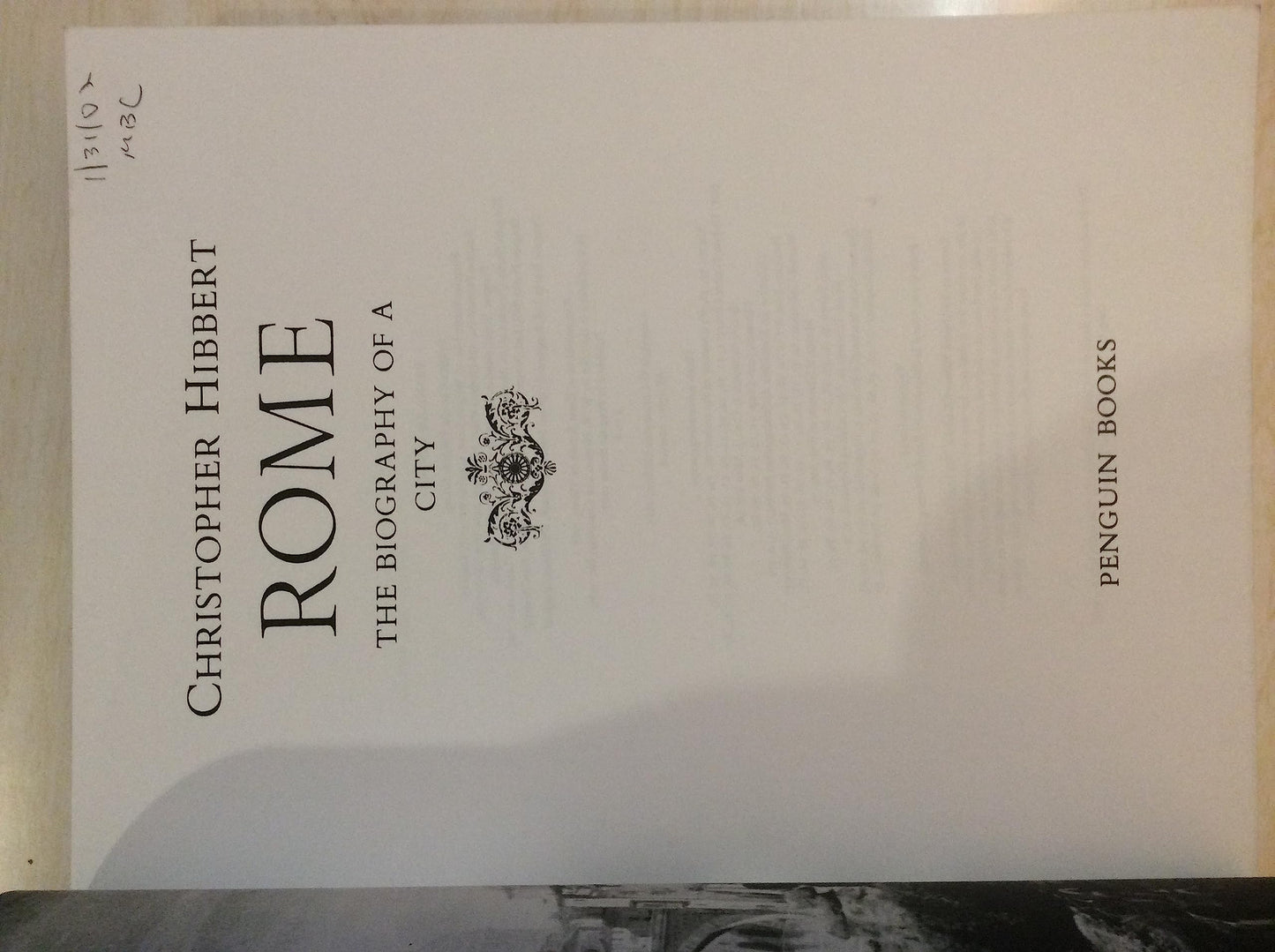 Rome: The Biography of a City