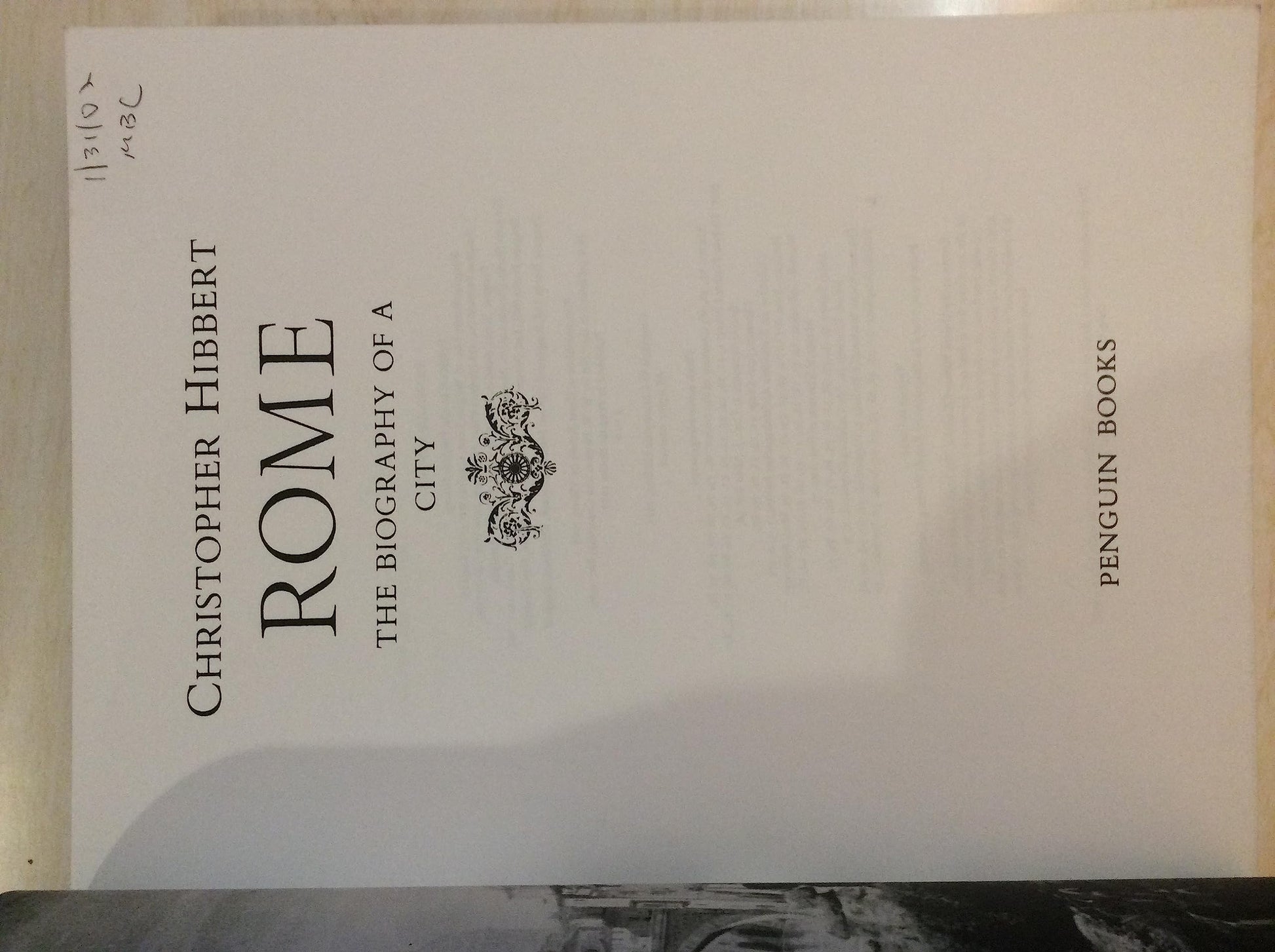Rome: The Biography of a City