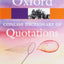 Concise Oxford Dictionary of Quotations (Oxford Quick Reference)