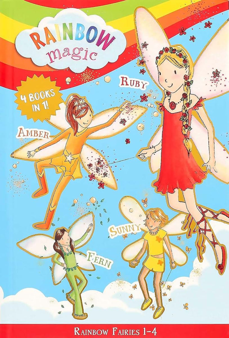 Rainbow Magic Rainbow Fairies: Books #1-4: Ruby the Red Fairy, Amber the Orange Fairy, Sunny the Yellow Fairy, Fern the Green Fairy