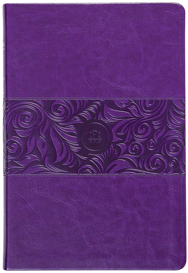 The Passion Translation New Testament (2020 Edition) Large Print Violet: With Psalms, Proverbs, and Song of Songs (Faux Leather) - A Perfect Gift for Confirmation, Holidays, and More