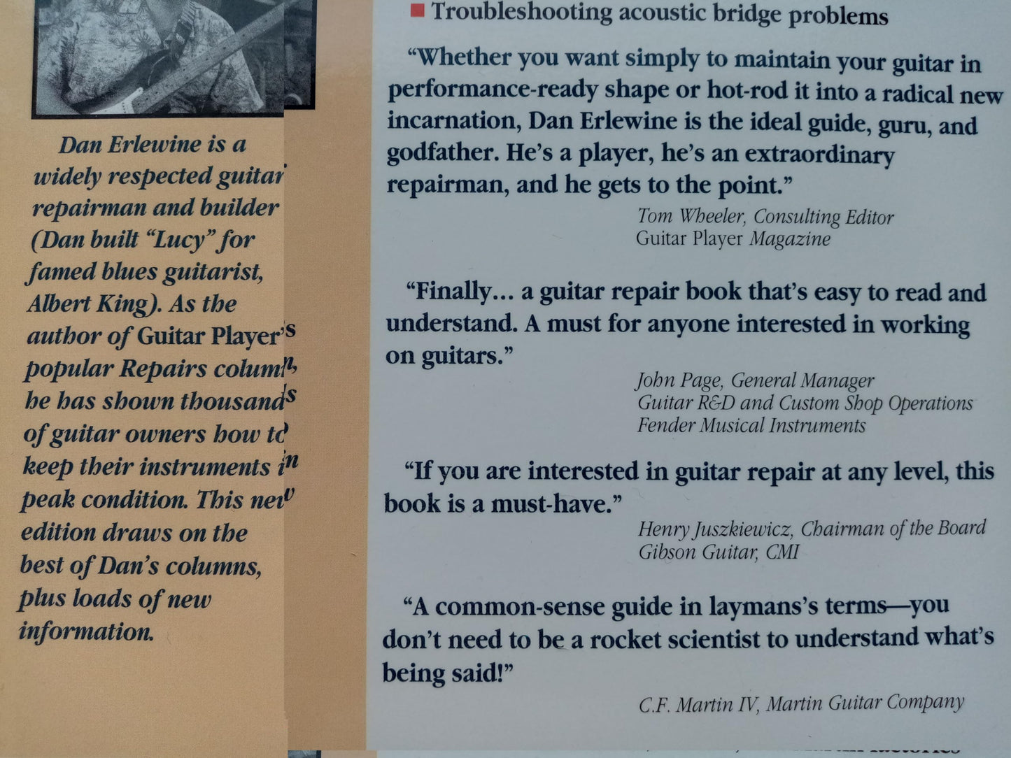 Guitar Player Repair Guide by Dan Erlewine