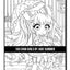 100 Chibi Girls: An Adult Coloring Book Collection with Cute Girls, Fantasy, Horror, Christmas, and More!
