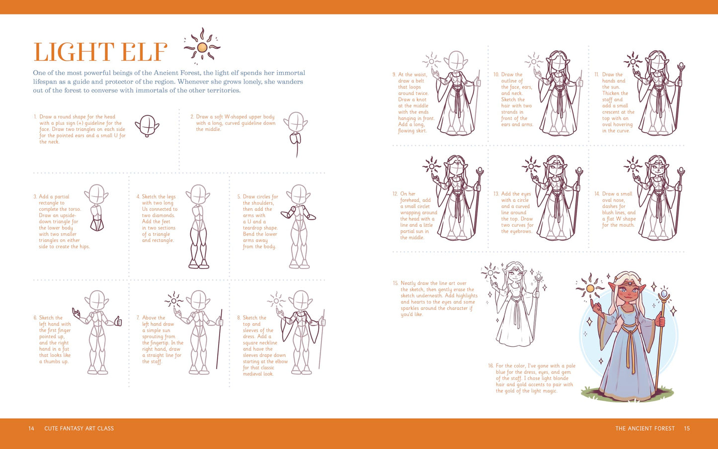 Cute Fantasy Art Class: Mystical Anime Besties - Learn to Draw over 50 Charming Characters
