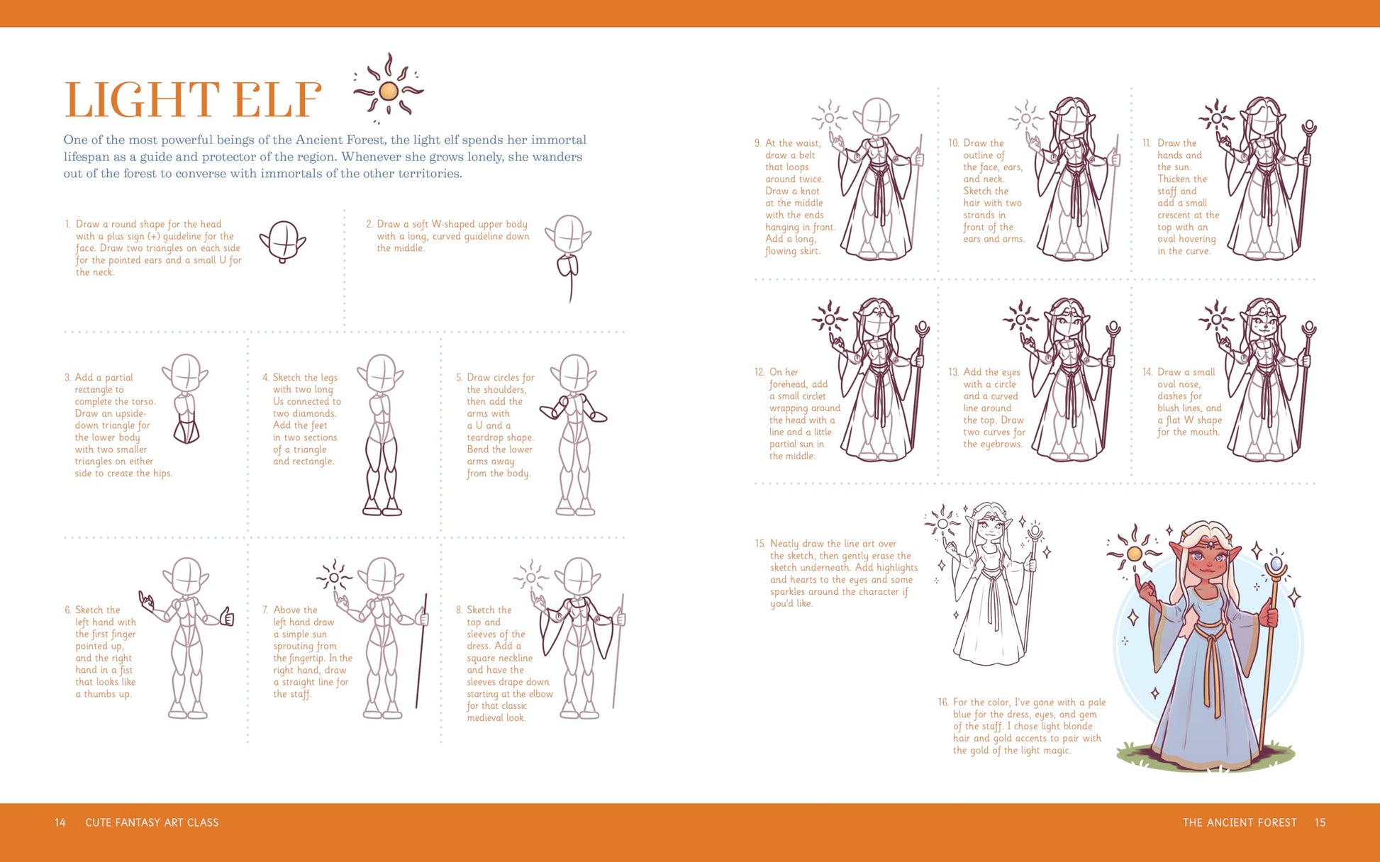 Cute Fantasy Art Class: Mystical Anime Besties - Learn to Draw over 50 Charming Characters