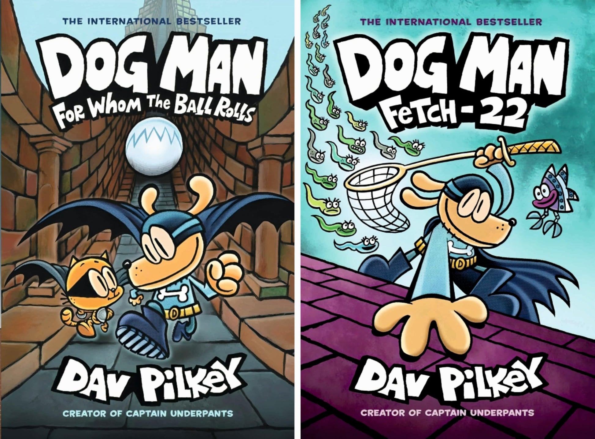 Dog Man Series Complete Collection Set (Books 1-14) by Dav Pilkey